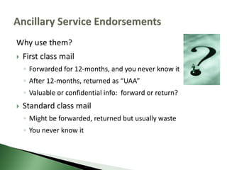 Demystifying UAA Mail: Where did it come from?  How can we fix it?