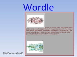 Wordle http://www.wordle.net/ 