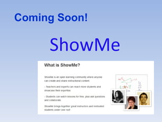 ShowMe Coming Soon! 