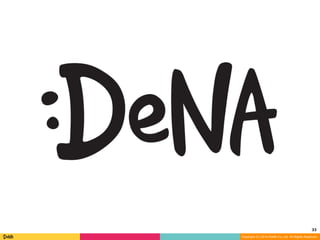 33	
Copyright (C) 2014 DeNA Co.,Ltd. All Rights Reserved.
 