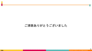 Copyright (C) DeNA Co.,Ltd. All Rights Reserved.
43
ご清聴ありがとうございました
 
