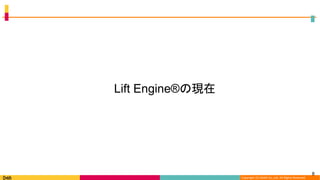 Copyright (C) DeNA Co.,Ltd. All Rights Reserved.
8
Lift Engine®の現在
 
