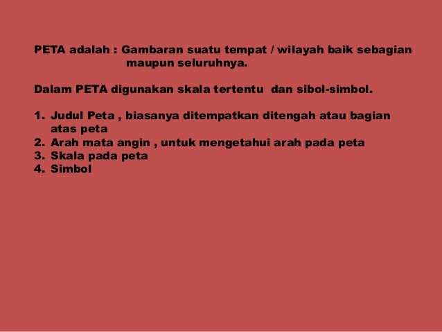 Materi IPS kelas 3 Denah dan peta
