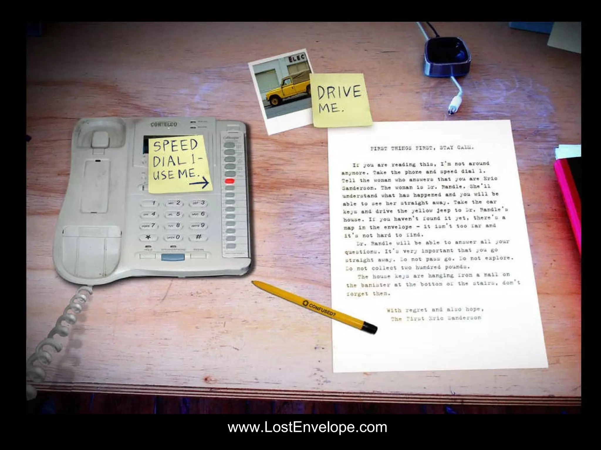 www.LostEnvelope.com 