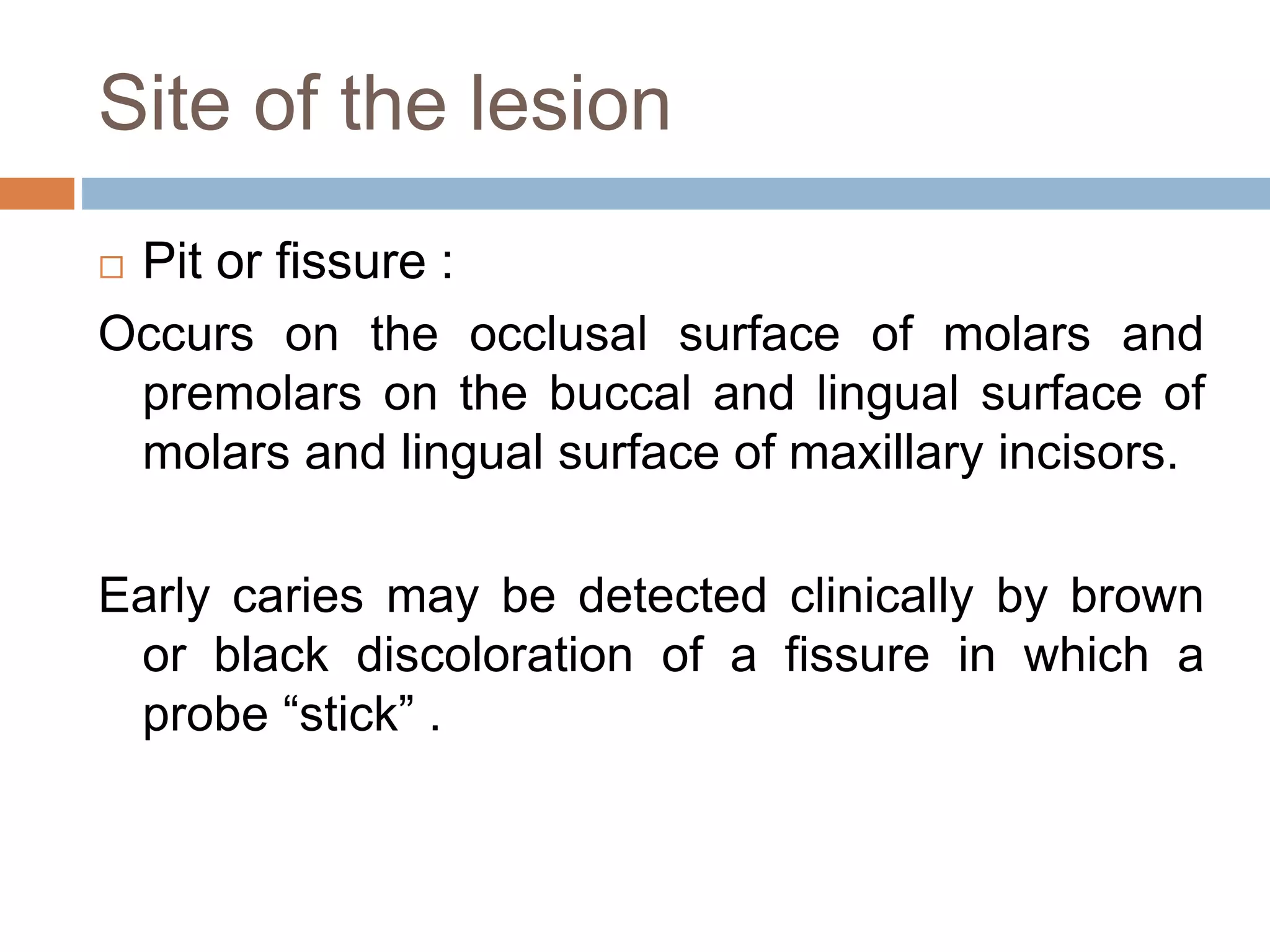 Denatal caries - Tooth decay | PPTX