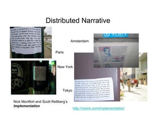 Cross-Media Storytelling - Christy Dena