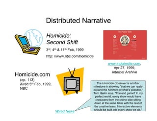 Cross-Media Storytelling - Christy Dena