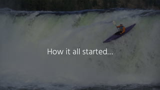 How it all started…
 