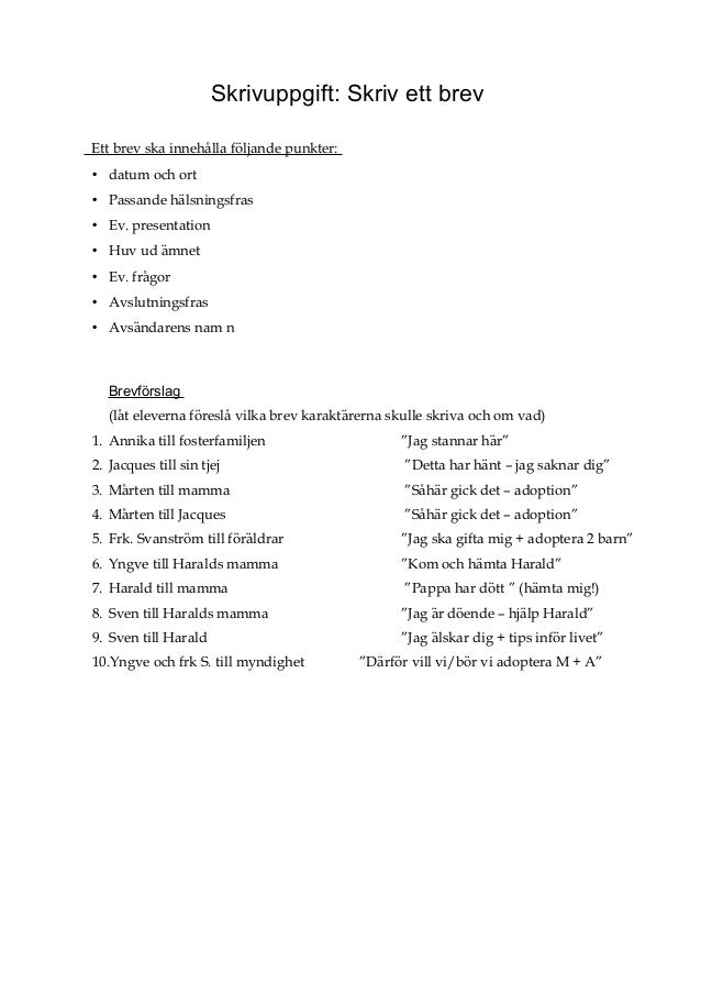 Den bästa sommaren skrivuppgift