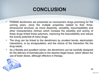 Dendrimers : A recent drug delivery system | PPT