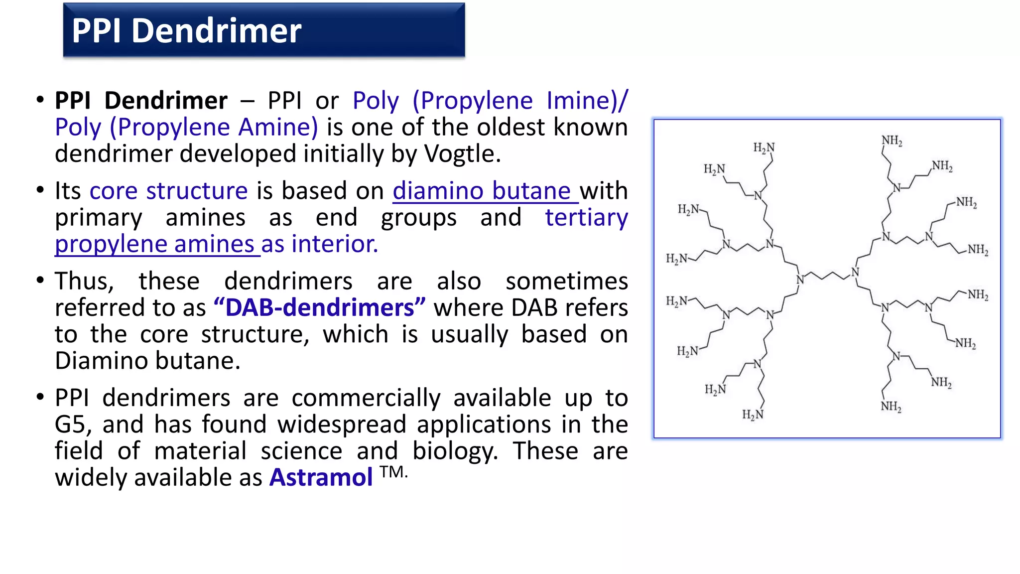 Dendrimers in drug delivery | PPTX