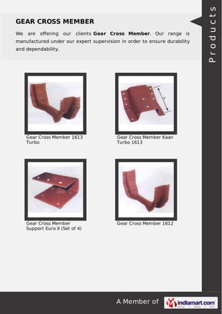 Dyna Engineering Works, New Delhi, Centre Bearing Base Plates | PDF