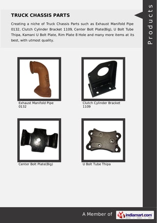 Dyna Engineering Works, New Delhi, Centre Bearing Base Plates | PDF