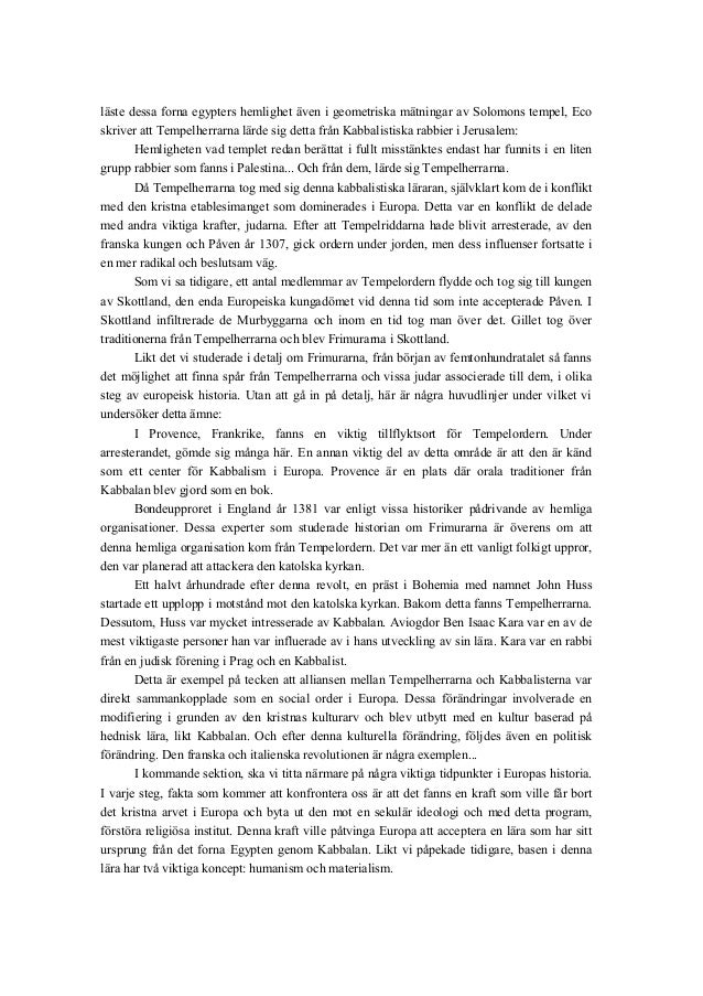Den globala frimureriet. swedish (svenska)