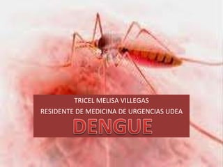 TRICEL MELISA VILLEGAS RESIDENTE DE MEDICINA DE URGENCIAS UDEA 