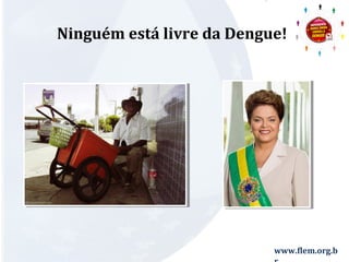 Ninguém está livre da Dengue! 
www.flem.org.b 
r 
 