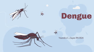 Dengue
Yeandra C. Zayas RN BSN
 