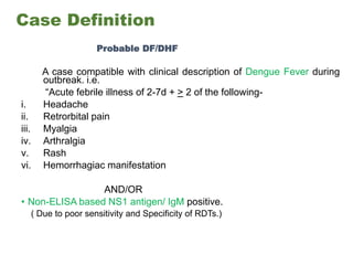 DENGUE ITS TYPES, EVALUATION AND MANAGEMENT | PPTX