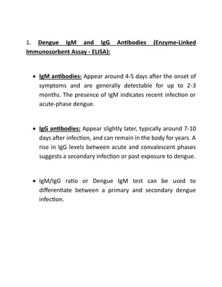 DENGUE VIRUS INTRODUCTION AND TYPES OF DENGU | PDF