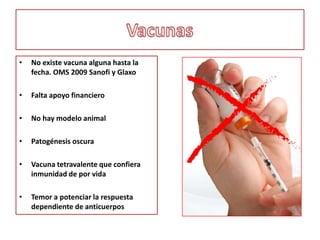 Fisiopatología e inmunopatogénesisinfección primariaInducción de anticuerpos tipo IgM
