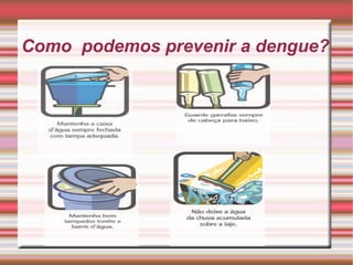 Como  podemos prevenir a dengue?  