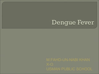 M.FAHD-UN-NABI KHAN
X-O
USMAN PUBLIC SCHOOL
 