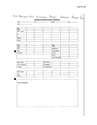 Dengue fever algorithm and charts | PDF
