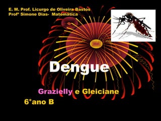 E. M. Prof. Licurgo de Oliveira Bastos
Profª Simone Dias- Matemática

Dengue
Grazielly e Gleiciane
6°ano B

 