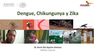 Dr. Kevin Raí Aquino Jiménez
Médico Laboral
Dengue, Chikungunya y Zika
 