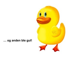 … og anden ble gul!
 