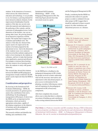 SELF-EVALUATION AS A TOOL FOR DISTANCE EDUCATION