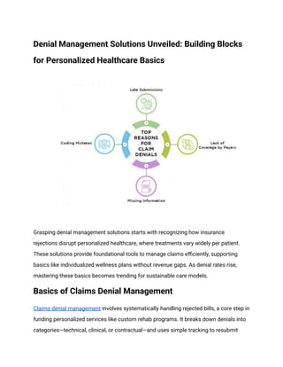 Healthcare Denial Management Software - OSP | PDF