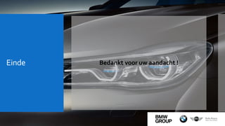 Einde Bedankt voor uw aandacht !
 