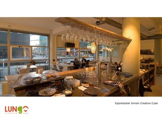 Espressobar binnen Creative Cube
 