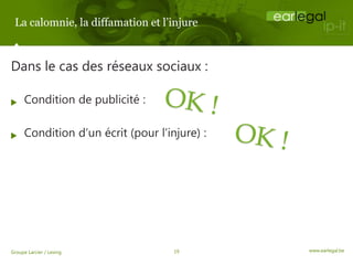 Earlegal 5 Votre Entreprise Est Denigree En Ligne Re Agissez
