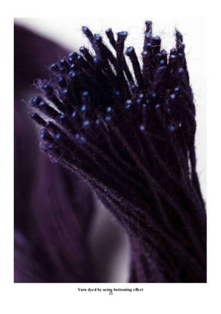 15
Yarn dyed by using bottoming effect
 