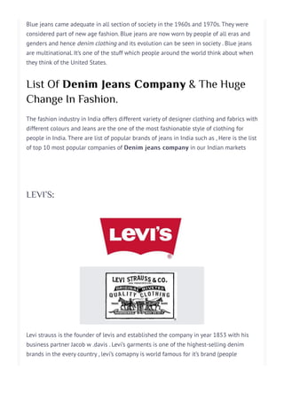 Denim Jeans Company in Pj Extension Davangere,Davangere - Best Women  Readymade Garment Retailers in Davangere - Justdial