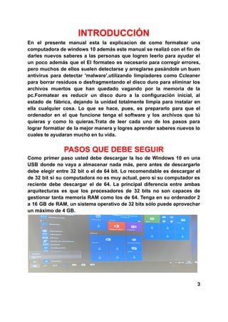Manual de Formateo de Computadora | PDF