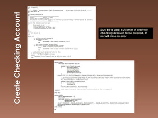 Maintain Account information