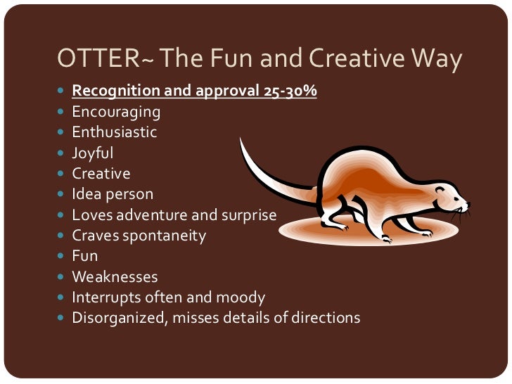 Lion beaver otter personality test