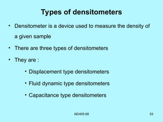 Denisty Viscocity and Humidity Measurement | PPT