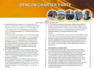 GENCON CHARTER PARTYGENCON CHARTER PARTY
 