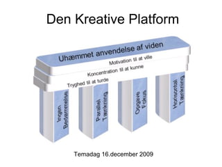 Den Kreative Platform Temadag 2.februar 2010 