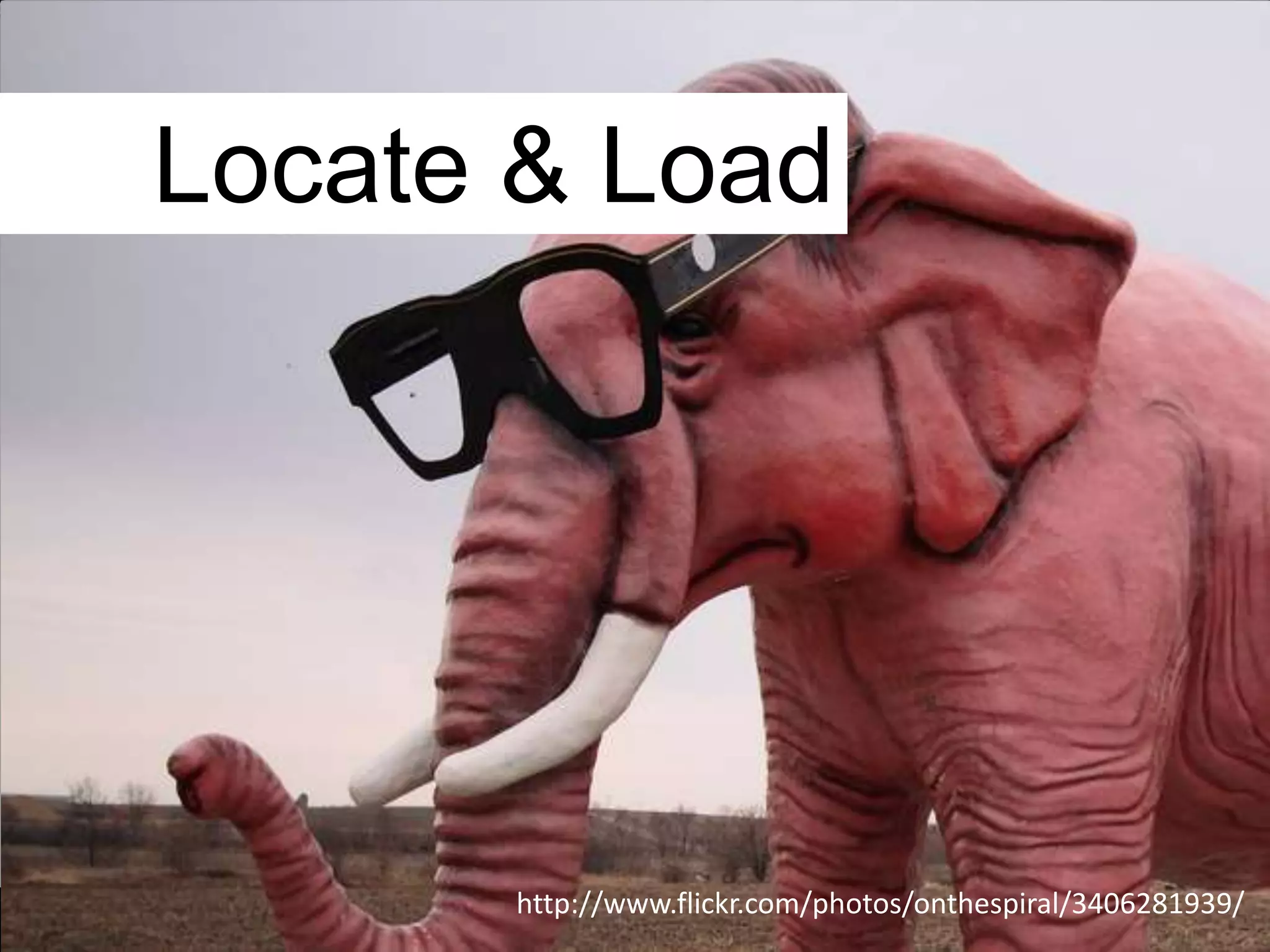 Locate & Load




      http://www.flickr.com/photos/onthespiral/3406281939/
 