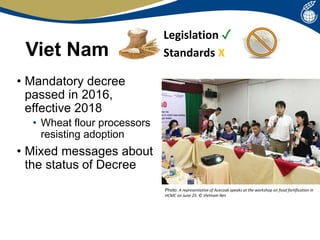 Food Fortification Policies in the Asia Region