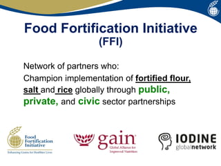 Food Fortification Policies in the Asia Region