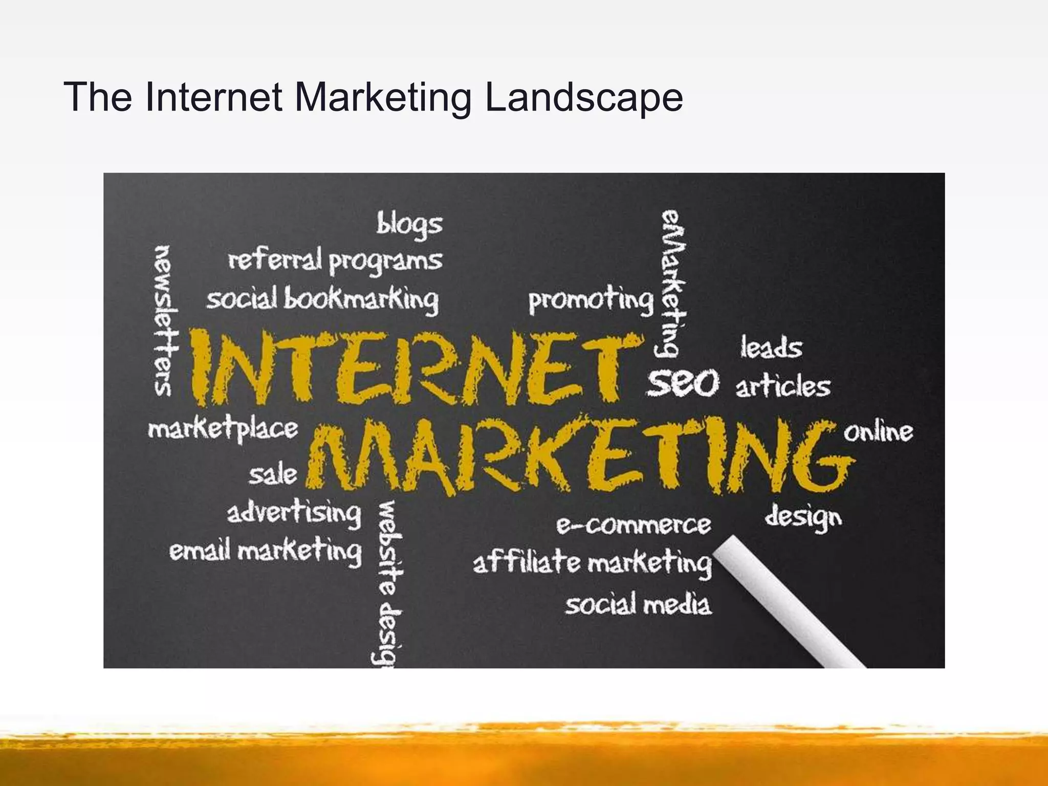 The Internet Marketing Landscape
 