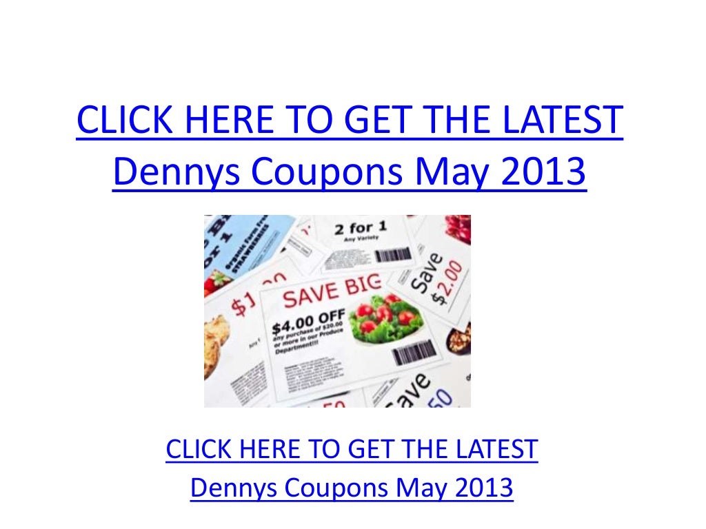 Dennys coupon 20 percent