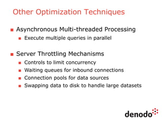 Denodo Data Virtualization Platform Architecture: Performance (session ...