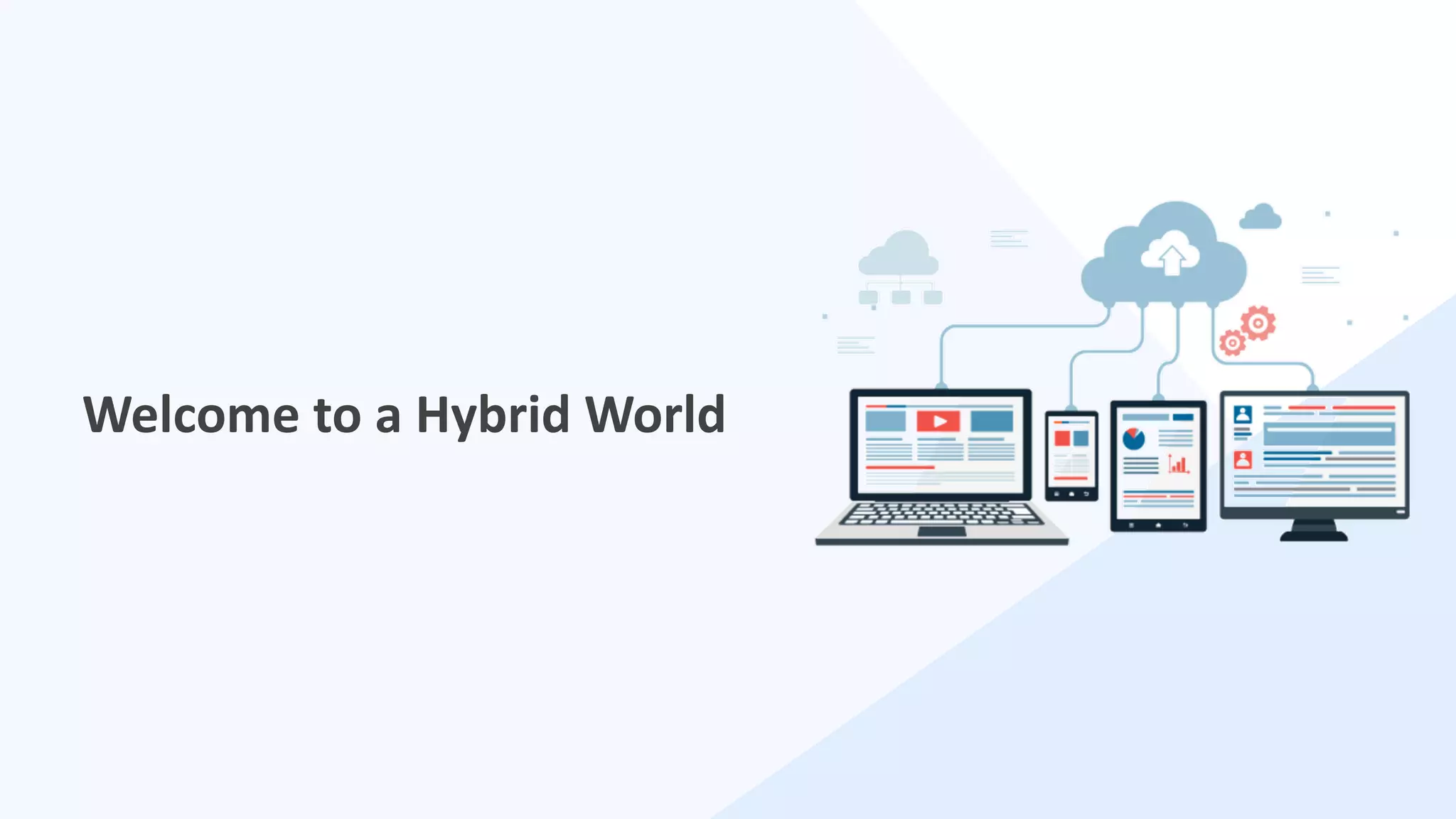 11
Welcome to a Hybrid World
 